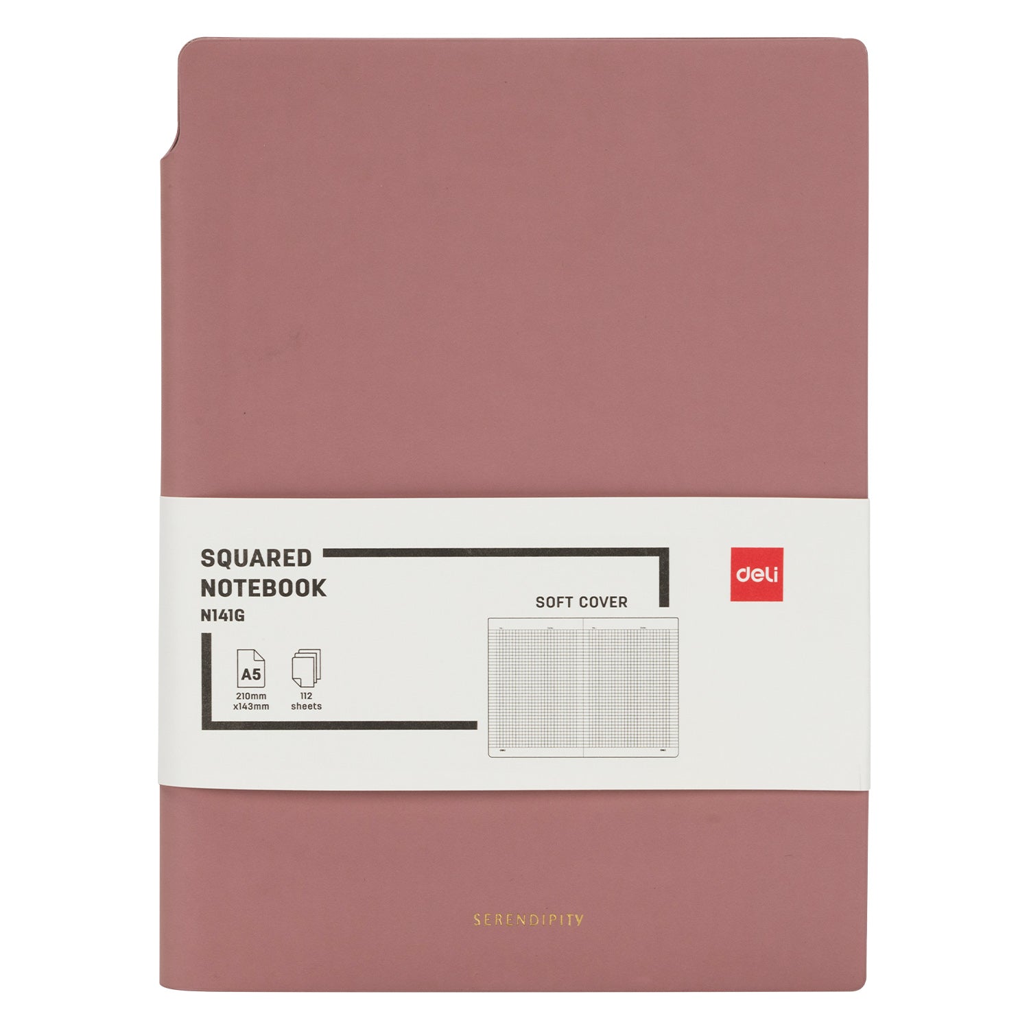 CAIET BIROU A5 112 FILE 80G ARITMETICA COPERTA PIELE PIERSICA N141G DELI CAIET BIROU A5 112 FILE 80G ARITMETICA COPERTA PIELE PIERSICA N141G DELI